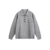 ANSWER ME Otoño/Invierno de Gama Alta Moderno Sencillo Retro Americano Estilo Old Money Suéter Ropa de Punto para Hombre M62