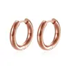 Pendientes de Acero Inoxidable de 3 mm, Clavos Redondos para Hombres, Estilo Callejero Europeo y Americano, Versátiles, Galvanizado al Vacío, Nuevos del Fabricante