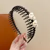 Marrom Leite Faixa de Cabelo Fofa Quebrada Infantil 2024 Nova Faixa de Cabelo Dentada Antiderrapante para Meninas Acessórios de Cabelo Não Apertam os Cabelos