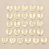 Preservação de cor ouro 18K e cobre amor 26 letras diy acessórios pingente pingente único acessórios de pulseira colar pingente