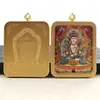 Colgante de thangka dorado pintado a mano doce zodiacos ocho santos patronos recuerdos escénicos al por mayor accesorios cielo negro grande tarjeta