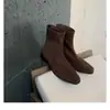 Novas Botas Martin Femininas Primavera e Outono 2025 Outono Botas de Cano Curto em Camurça Botas Femininas de Inverno Retro Britânicas Versáteis