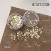Arte de Uñas Brillante Estrella de Cinco Puntas Piezas Brillantes Primavera y Verano Nuevo Ultra-delgado Plata Oro Claro Mini Mezclado Pegatina Decoración de Uñas