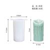 Molde de Silicone para Vela Onda de Lágrimas LED Xiongwei Molde Especial para LED Molde de Silicone de Alto Acabamento