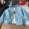 Ropa para Niños Chaqueta para Niños 2025 Primavera Nuevo Estilo Niños Versátil Casual Estilo Coreano Tops Chaqueta con Capucha para Niños Trendy