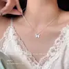 Colar de Prata Esterlina S925 com Pérola e Pedra da Lua para Mulheres, Design de Nicho, Moderno e Elegante, Não Desbota, Acessório de Corrente de Clavícula Empilhável