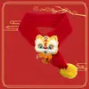 Bufanda linda de Año Nuevo para Gatos y Perros, Accesorio Navideño de Reno para Mascotas, Calentador de Cuello Festivo Rojo para Perros Pequeños