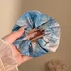 Goma para el pelo retro estilo francés para mujer, Cuerda para el pelo versátil de satén de alta gama estilo coreano, Accesorio para el pelo estilo Mori, Adorno grande para el pelo
