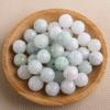 Natural A bens de pedra de jade solta contas de lótus contas diy acessórios pulseira contas redondas esculpidas com contas de jóias por atacado