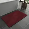 Alfombrilla de baño de color liso simple de tierra de diatomeas, alfombrilla absorbente de secado rápido para el baño, felpudo resistente al desgaste y a la suciedad para la entrada