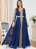 Vestido de Outono Patchwork Moderno com Mangas Ultra-Longas Gown Atacado Transfronteiriço Comércio Exterior Roupas Femininas
