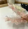 2026 Nuevo Estilo Lujo Ligero Temperamento Malla Flor Perla Lazo Pinza Pequeña para el Cabello Accesorios para el Cabello Tocado Pinza de Tiburón Pinza