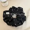Outono Inverno Estilo Preguiçoso Retro Bolinhas Curto Pelúcia Grande Intestino Prendedor de Cabelo Alto Padrão Macio Não Danifica Prendedor de Cabelo Tiara Acessórios de Cabelo