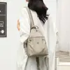 Mochila Pequena Feminina de Uso Duplo com Uma Alça e Duas Alças, Mochila Pequena Leve Casual, Mini Bolsa da Moda para Mulheres