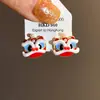 Nuevos Pendientes de León con Goteo de Aceite Estilo Chino de Nicho con un Temperamento de Alta Gama, Pendientes Versátiles, Pendientes de Cuero de Moda de Nicho Simples