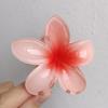 Pinza para el Cabello de Flor de Plumeria para Mujer, Pinza de Tiburón Floral, Accesorio Estilo Vacaciones en la Playa, Pasador, Adorno para el Cabello, Pinza para el Cabello