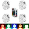 Luz de buceo LED con control remoto transfronteriza nueva RGB colorida para fuente piscina acuario pecera luz subacuática inalámbrica