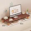 Bandeja para Teclado de Escritorio Base Elevadora de Monitor Soporte para Escritorio de Oficina Estante de Almacenamiento Elevador para Computadora de Escritorio