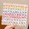 El Tendón de Goma Pequeño del Bebé No Golpea el Cabello Duradero y Elástico Tocado de Tamaño Pequeño para Niñas Diadema Coreana para Bebé Linda de Dibujos Animados