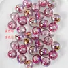 Estrellas Decorativas Navideñas que Brillan en la Oscuridad + Cambian de Color Cuentas Redondas para Árbol de Navidad 16 mm Cuentas Sueltas Materiales para Cuentas