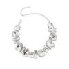 Cadena de clavícula vintage europea y americana de diseño de nicho Collar de moda simple con personalidad para mujer Collar atmosférico para mujer