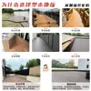 Piso exterior de madera compuesta de cinco agujeros, patrón recto, hecho a medida, impermeable, antideslizante, resistente al desgaste, adecuado para balcones, terrazas, patios y áreas escénicas