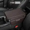 Bolsa de Almacenamiento para Caja de Reposabrazos de Coche, Caja de Pañuelos para Coche, Almohadilla Elevadora de Altura Central para Codo, Multifuncional Tres en Uno Antideslizante