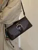 Bolso transfronterizo retro de alta gama con patrón tejido para mujer, nuevo bolso de mano moderno y exquisito, bolso de hombro y cruzado versátil, moderno