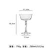 Taça de Vinho Europeia de Cristal com Pé Alto, Taça Transparente de Boca Aberta para Vinho Tinto, Taça de Vinho de Vidro de Alta Qualidade, Taça de Coquetel, Taça de Champagne