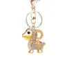 Llavero de Felpa de Oveja Pequeña de la Suerte para Coche para Mujeres Encanto de Bolso Lindo Llavero de Metal Regalo Creativo Venta al por Mayor