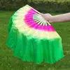 Abanico Danza del Abanico Accesorios de Performance para Danza del Abanico Niños Yangko Baile Cuadrado Doble Cara Un Par de Manos Izquierda y Derecha Leften