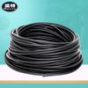Suministro Directo de Fábrica de Productos de Caucho Fluorado Extruido Resistente a Altas Temperaturas Tiras de Sellado Caucho Fluorado Negro Sellado Resistente al Aceite Tiras Redondas