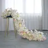 Salão de Festas de Casamento e Aniversário Arranjos de Flores Artificiais, Arranjos de Flores para Mesa Longa, Arranjos de Flores de Chão, Decoração de Cenário, Flores Artificiais, Arranjos de Flores Artificiais Prontos
