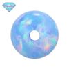 Huagang Gem Full Hole Beads OPAL Imitação Opala Gem Pedra Nua Pingente Opala Sintética OP26
