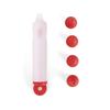 Venta al por mayor de fábrica traje de 4 cabezales silicona pistola para crema de chocolate decoración pluma herramientas para hornear galletas boca para crema batida huevos
