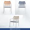 Mesa e Cadeiras para Varanda Externa, Mesa e Quatro Cadeiras para Pátio de Villa, Mesa e Cadeiras de Metal à Prova d'Água e Resistentes ao Sol, Mesa e Cadeiras de Rattan para Jardim de Lazer