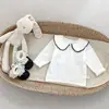 Conjunto Novo Estilo Outono para Meninas Vestido Colete Sem Manga de Bolinhas Vestido Elegante com Laço Conjunto de Duas Peças Camada Base