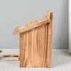 Nido de Pájaro de Madera Caja de Cría de Loro de Madera Jaula para Pájaros para Exteriores Interiores Fábrica Directa Manualidades DIY Caja Pequeña de Madera