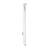 Tenedor de fruta de acero inoxidable 304 estilo japonés, cuchara para mezclar café, cuchara para hielo de mango largo, cuchara para postre, tenedor para pastel, cuchara para mezclar barra
