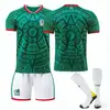 2526 Copa Mundial México Camiseta de Local No. 14 Chícharo Pequeño No. 9 Uniforme de Selección Nacional de Raúl Uniforme de Fútbol de Manga Corta
