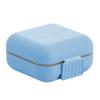 Caja de Medicamentos Portátil para Viaje Doble Capa Doble Sellado Anti-Olor Compartimentada Caja de Medicamentos a Prueba de Polvo Mini Caja de Embalaje