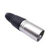 Cabo para Microfone com Conector XLR Suíço de Três Núcleos XLR Macho e Fêmea Plugue de Cabo para Microfone de 3 Núcleos Cabeça de Desenho Macho e Fêmea Áudio