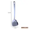 Espátula de cocina para exportación de acero inoxidable, cuchara sopera, cuchara coladora, cuchara para pasta, juego de siete piezas, ventas directas de fábrica