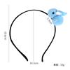 Diadema de conejo de Pascua transfronteriza, accesorios para el cabello bonitos para niñas Mori, diadema decorativa de conejito de peluche mini