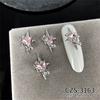 Nuevas joyas de uñas con diamantes para hombre estrella, estilo dulce, fresco, viento, planeta, color, amor, todo a juego, accesorios para uñas