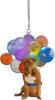 Interesante Colgante de Gato y Perro Globo Acrílico Colgante para Interior de Coche Accesorios para Llavero Colgante de Decoración para el Hogar
