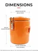 Cubo Refrigerador Aislado Vibrante, Interior de Acero Inoxidable Grueso de Triple Capa, Sellado Hermético a Prueba de Fugas, Ideal para Exteriores, Acampada, Deportes