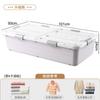 Caja de Almacenamiento Debajo de la Cama Plástico Productos para el Hogar Caja de Almacenamiento Multicapa Artefacto Caja de Almacenamiento Cajón Con Ruedas Caja Debajo de la Cama