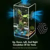 Caja de cría transparente acrílica personalizada con puerta magnética, caja de cría acrílica para reptiles, caja de cría para arañas, lagartos, escorpiones