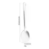 Juego de cocina de acero inoxidable 201 con mango largo, cuchara y espátula bañadas en oro para el hogar transfronterizo, cuchara sopera y espumadera de acero inoxidable